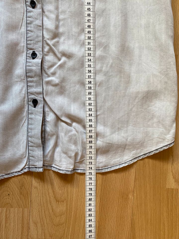 Calvin Klein XL Geknöpftes Hemd Bluse Shirt fließend langarm in Berlin