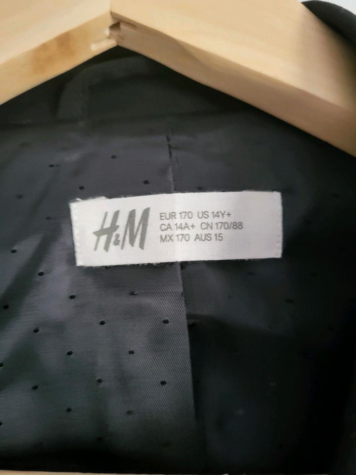 Sakko schwarz H&M Größe 170 in Wingst