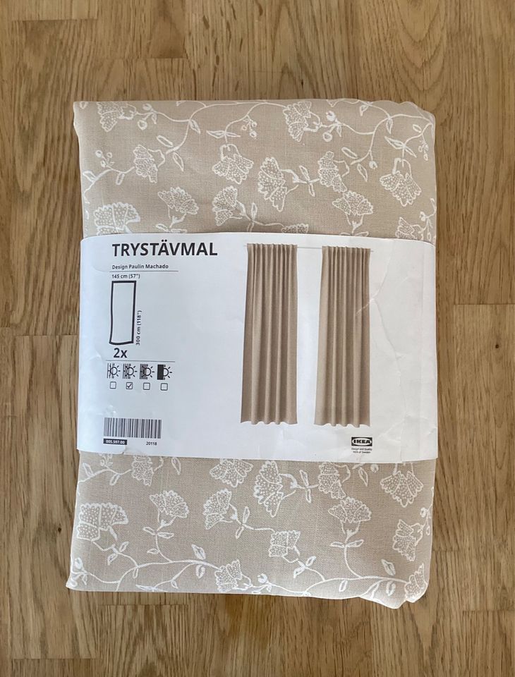 NEU Ikea TRYSTÄVMAL Gardinenschal Gardine 145x300 Vorhang Stoff in Freiburg im Breisgau