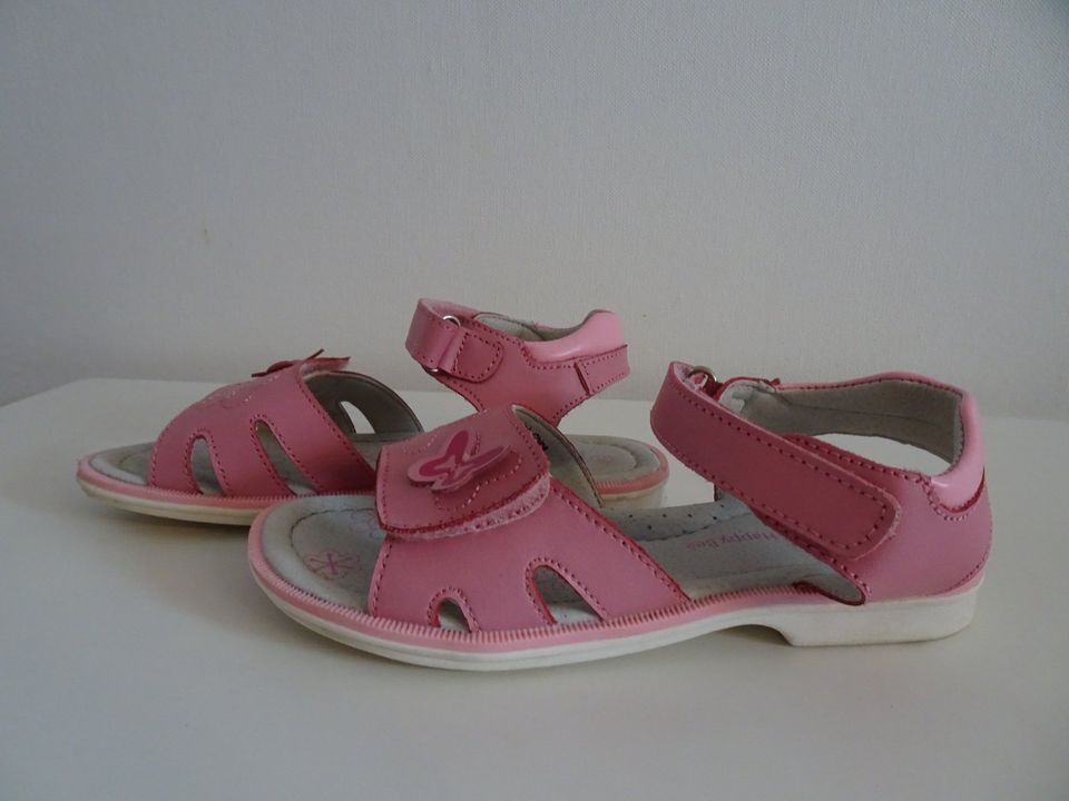 Leder-Sandalen rosa Schmetterlinge Gr. 34 TOP! in Dörverden