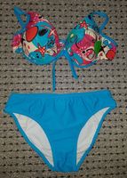 2-Tlg.Bikini -Set: Push- Up Bikini-Top Gr.80B / Slips Gr.36 Blau Bayern - Amberg Vorschau