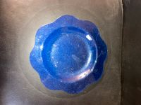 Schale Teller Glasteller rund blau durchsichtig Servierteller Hannover - Linden-Limmer Vorschau