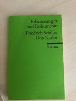 Erläuterungen und Dokumente Friedrich Schiller Don Karlos Reclam Rheinland-Pfalz - Hackenheim Vorschau