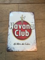 Blechschild Havanna Club Kneipe Rum Cuba Havana Werbeschild Hessen - Lauterbach (Hessen) Vorschau