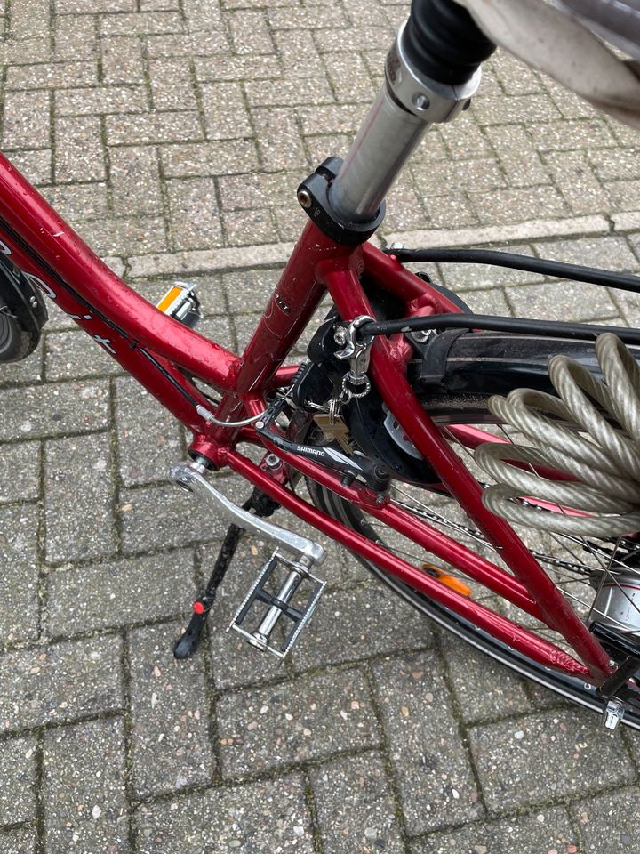 Fahrrad von Gudereit SX-M, rostfrei, rot, zu verkaufen. in Oldenburg