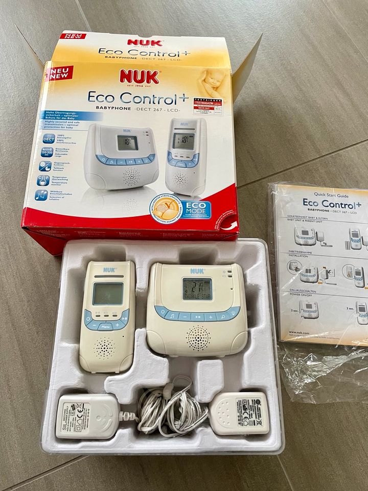 nuk Eco Control+ dect 267 LCD Babyphone in Bad Nauheim