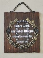 Deko Schild Holzschild Spruch Retro Vintage Geschenk Sammlung Brandenburg - Küstriner Vorland Vorschau