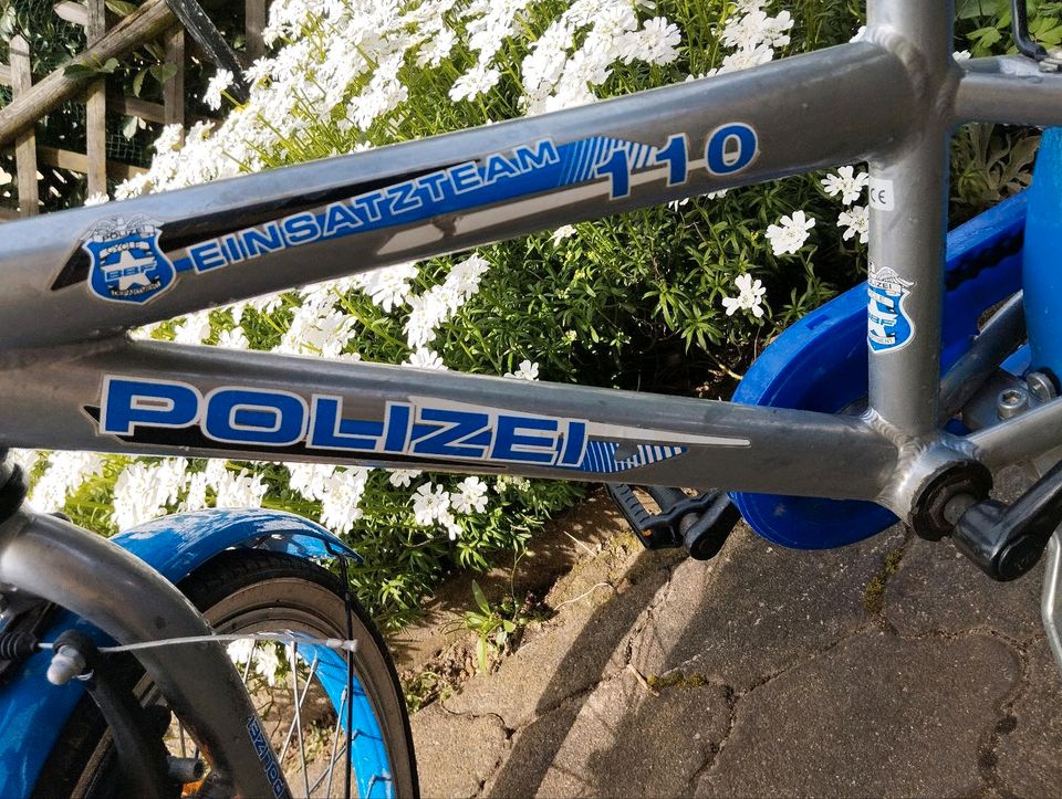 Kinderfahrrad "Polizei"  18Zoll in Theres