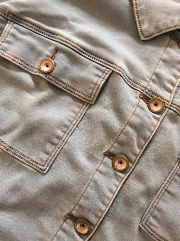Übergangsjacke Jeansjacke Name it 164 cropped Elasthan blau in Braunschweig
