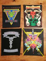 Backpatch Metal Rückenaufnäher Black Sabbath Bon Jovi Rock Niedersachsen - Delmenhorst Vorschau