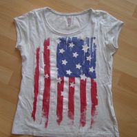 T-Shirt USA Stars and Stripes Aupair Highschool Gr XS 34 36 Nordrhein-Westfalen - Enger Vorschau