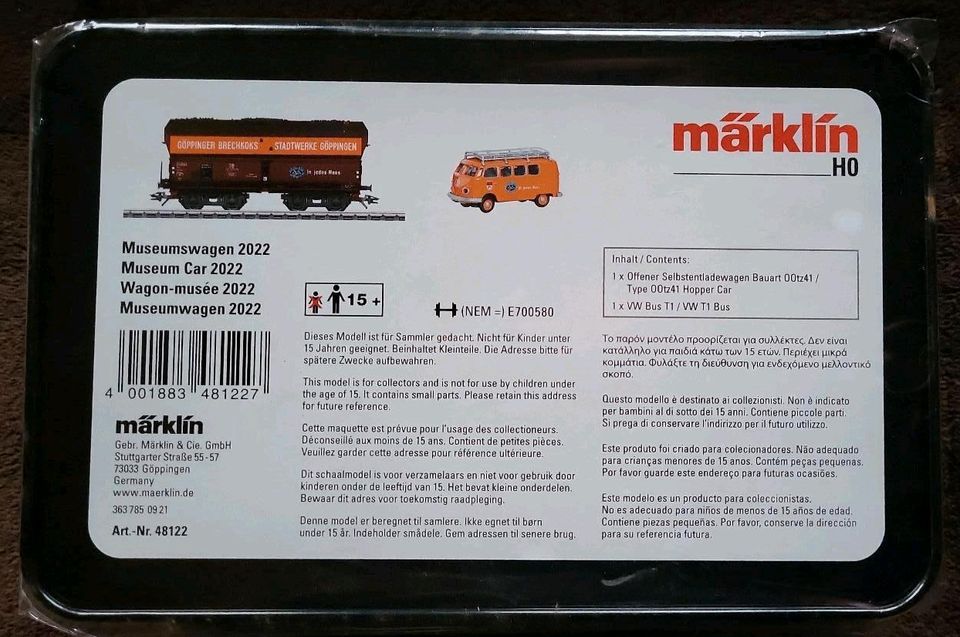 Märklin 48122 Museumwagen 2022 Spur H0 in Riveris