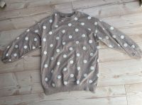 H&M Shirt Pullover beige weiß gepunktet xs Damen Mode  sweater Nordrhein-Westfalen - Dinslaken Vorschau