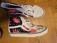 Vans sk8 Hi, Pink/weiss Palmenmuster, Grösse US 11,5; Eu 45 München - Allach-Untermenzing Vorschau