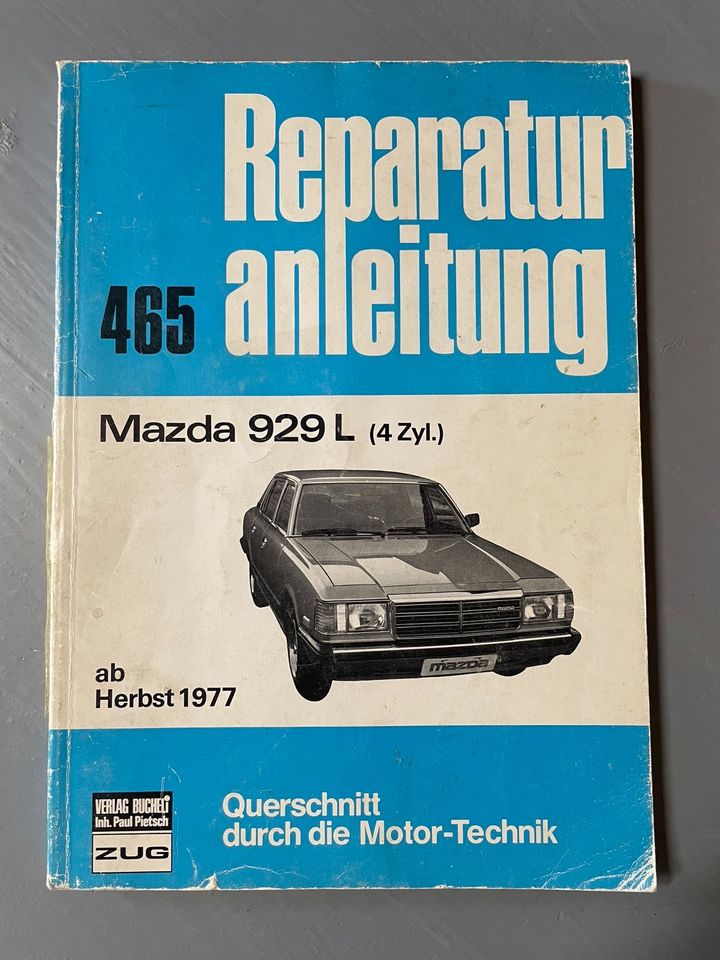 Mazda 929 L Reparaturanleitung 1977 in Linsengericht