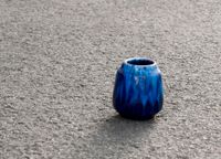 Vintage Vase Scheurich 553 Blau  Blue Glossy Laufglasur 70s 70er Niedersachsen - Braunschweig Vorschau