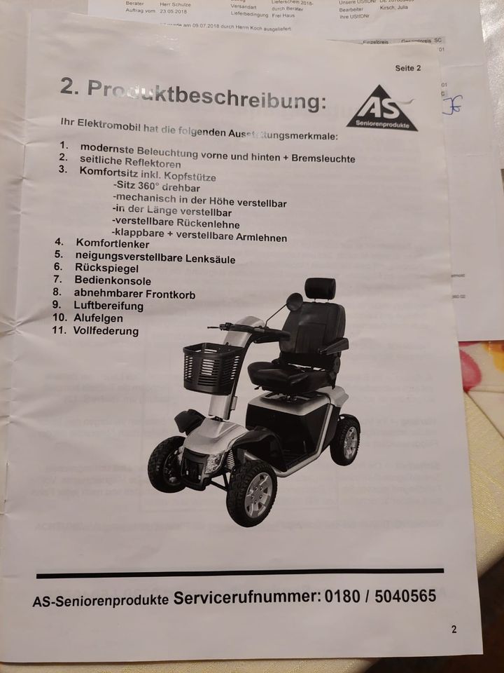Seniorenmobil bis 50 KMH in Nußloch
