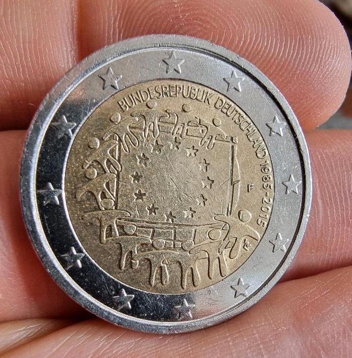 2 Euro Gedenkmünze Deutschland 1985-2015 in Berlin