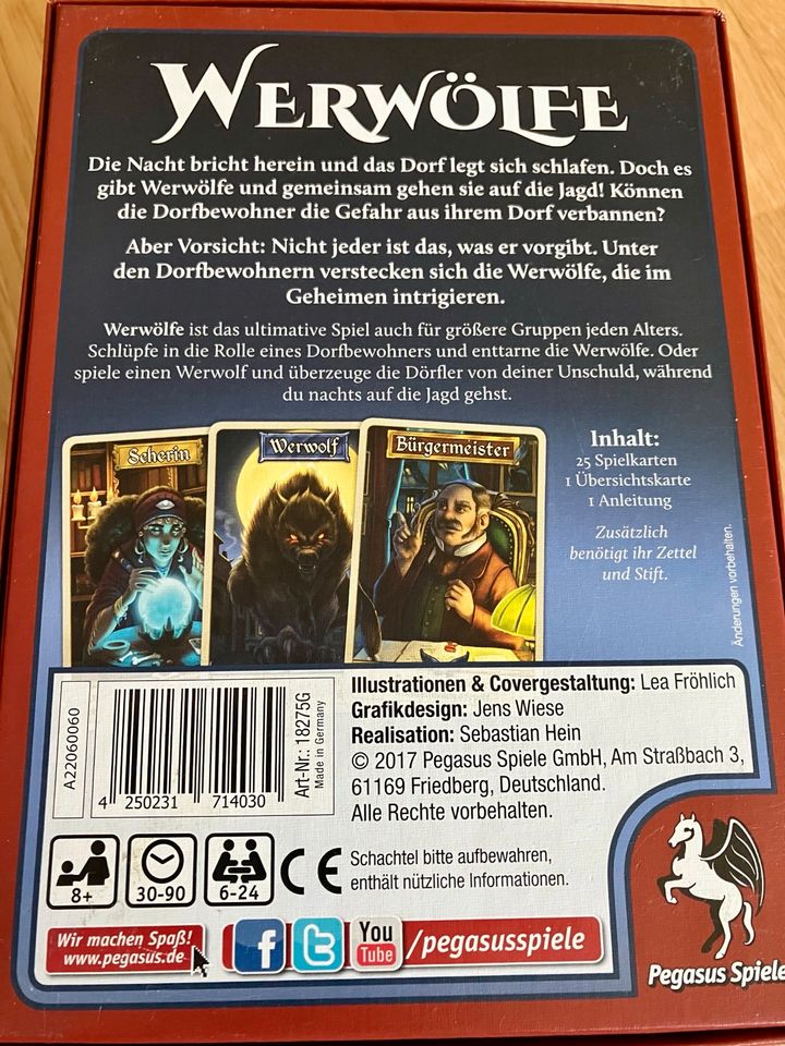 Werwölfe Gesellschaftsspiel in Lübeck