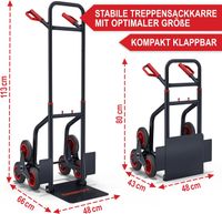 Treppensackkarre Sackkarre klappbar 200kg Tragkraft XL Schaufel Nordrhein-Westfalen - Ostbevern Vorschau