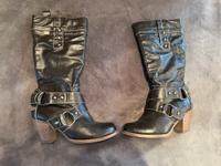 Dockers Stiefel schwarz Gr. 37 Hessen - Hirzenhain Vorschau