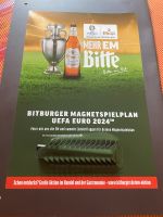 Bitburger  MagnetSpielplan UEFA2024 komplett mit Stift Brandenburg - Vetschau Vorschau