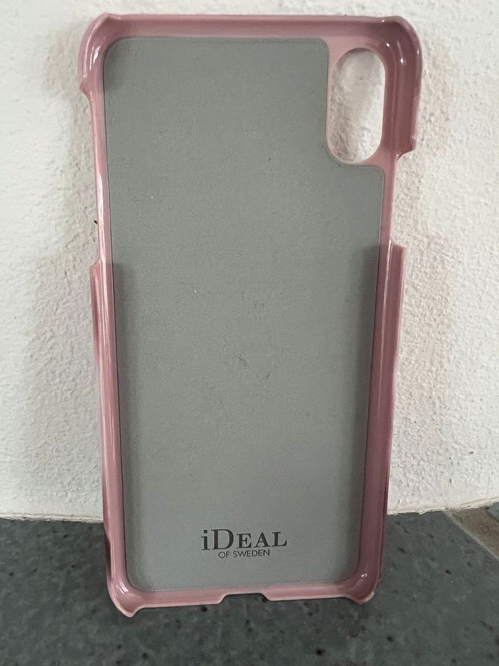 Ideal of Sweden Hülle iPhone XS Max Rosé Satin in Neuenburg am Rhein