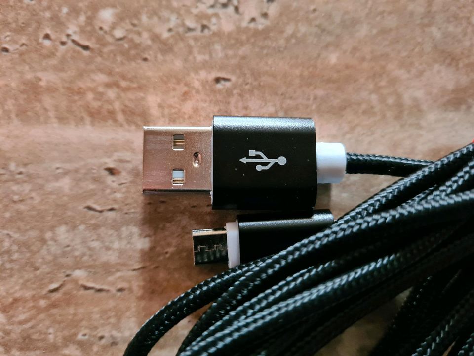 USB A MicroUSB Kabel 3m Ladekabel in Reisbach