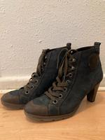 Paul Green Schnürstiefeletten mit Absatz 38 blau braun Berlin - Mitte Vorschau