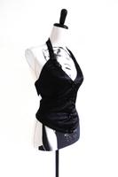 MISS SIXTY Satin Smoking Neckholder Top Weste black Bayern - Kemnath Vorschau
