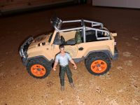 Jeep von Schleich mit Person Niedersachsen - Verden Vorschau