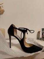 Jimmy Choo Pumps Suede Leather black Hamburg Barmbek - Hamburg Barmbek-Süd  Vorschau