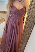 Unique langes Ballkleid Glitzer Rose / Rosenholz Abendkleid 36 S Bayern - Bayreuth Vorschau