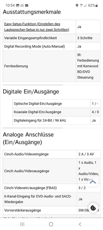 KENWOOD KRF-V5100D Verstärker Testsieger in Ditzingen