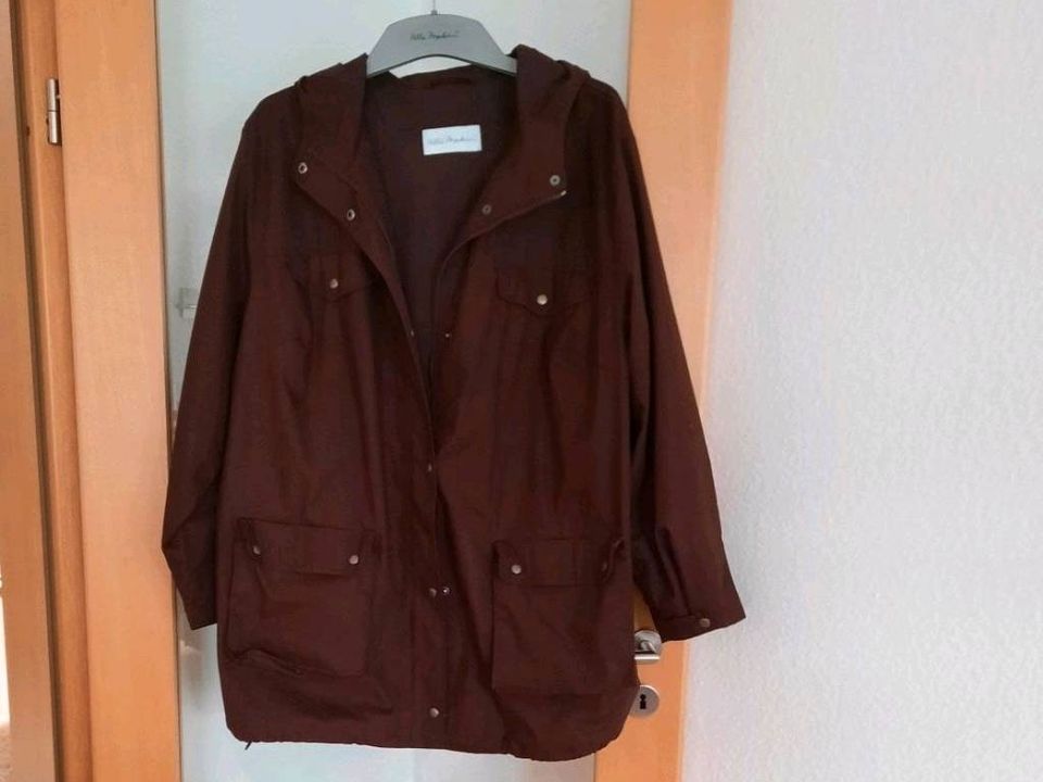 WIE NEU Ulla Popken Jacke Gr. 54 56 Parka Kapuze dunkelbraun in Düsseldorf