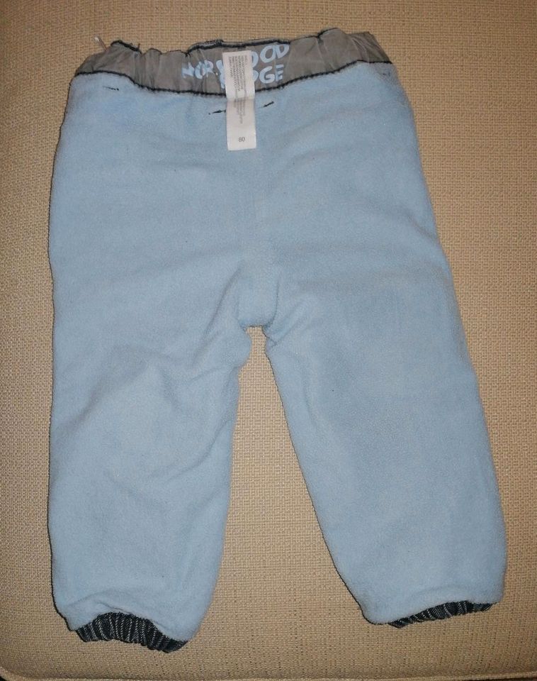 C&a ThermoJeans, Gr. 74 /80, Fleece gefüttert, Blau, Hose in Sinzig