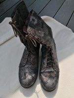 Brako, Lederstiefelette, Gr.43, schwarz /metallic/Blumen Nordrhein-Westfalen - Hilden Vorschau