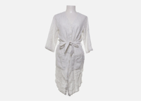 Gestreiftes Sommerkleid Hemdblusenkleid aus Leinen, Damen-Gr.36/S München - Moosach Vorschau