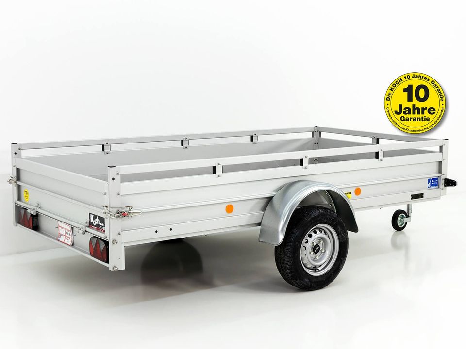 *KOCH Anhänger U7 | 750kg 300x150x44cm ungebremst Aluminium #K107 in Altenholz