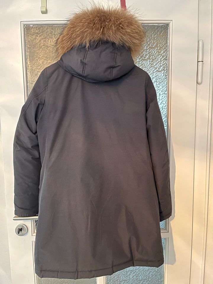 Jacke, Woolrich Arctic Parka, Daunenparka, blau, M in Berlin