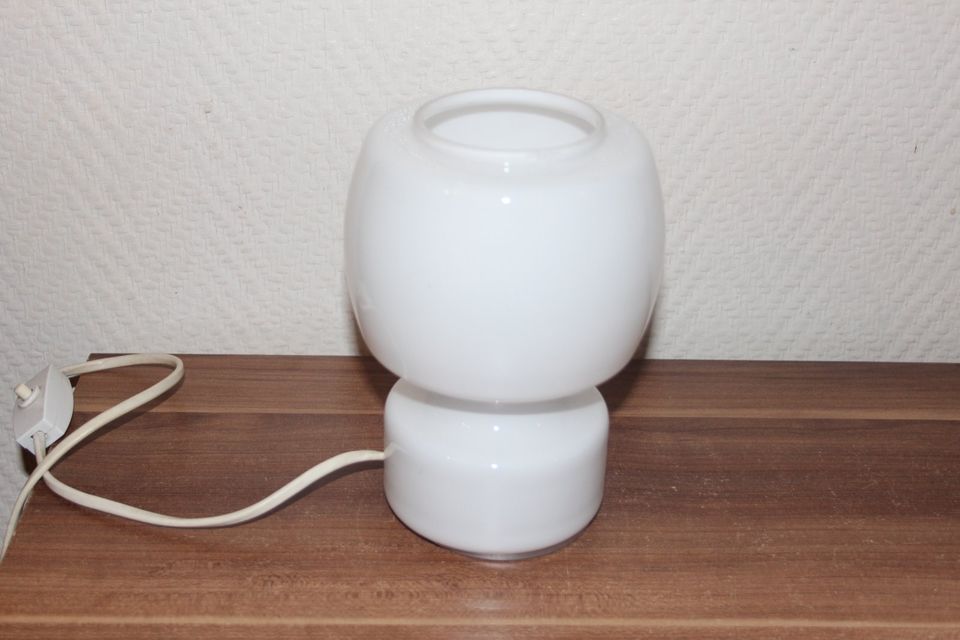 Hustadt Mushroom Pilz Space Age Lampe Opalglas 70er TOP in Emden