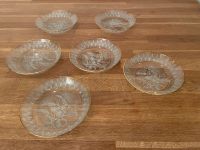 6 Vintage Schalen Glas mit Goldrand Hamburg-Nord - Hamburg Fuhlsbüttel Vorschau