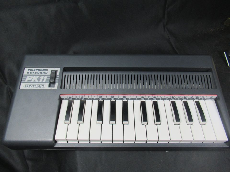 Bontempi Keyboard PK-11, polyphon, 80er Jahre *Vintage in Tellingstedt