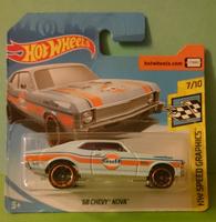 Hot Wheels '68 Chevi Nova Gulf hellblau selten Saarland - Ottweiler Vorschau
