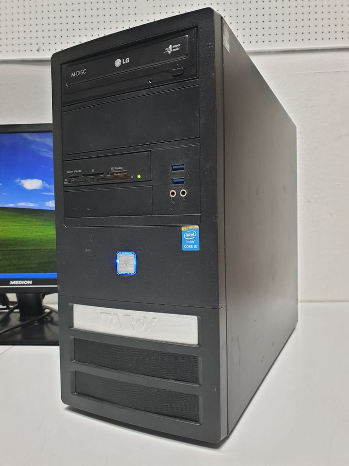 ASUS Windows XP Gaming PC Computer 4x 3,30GHz 500GB 4GB DVD DVI in Fellbach