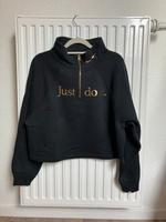 Nike Sweatshirt, schwarz, kurzer/bauchfreier Schnitt, Gr. S Schleswig-Holstein - Wilster Vorschau
