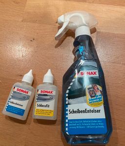3x 500ml SONAX Scheibenenteiser Scheiben-Entfroster Sprühflasche  Enteiserspray 
