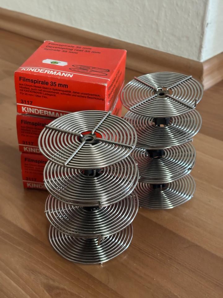 Kindermann filmspiralen 35 mm kleinbild teilweise neu und ovp in Würzburg