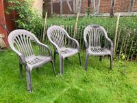 3 gebrauchte Gartenstühle Niedersachsen - Cremlingen Vorschau