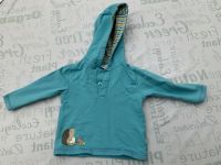 Pullover Hoodie Türkis mit Igel von Bornino Gr74/80 Nordrhein-Westfalen - Lügde Vorschau